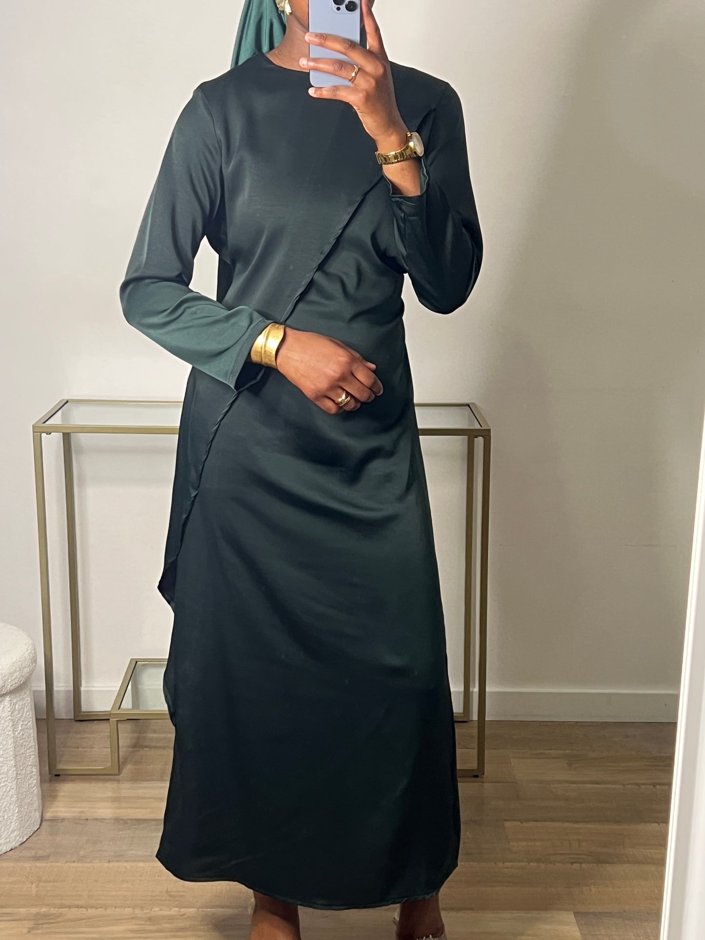 Robe satin