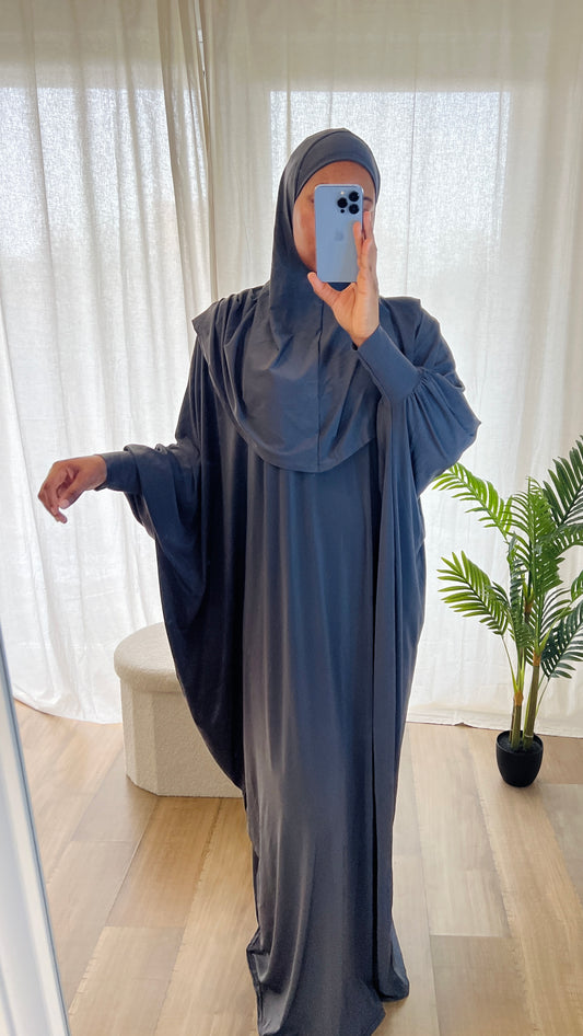 Robe de prière 1 pièce gris foncé