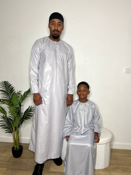QAMIS CRAVATE GRIS
