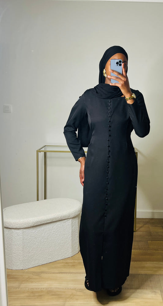 Robe droite à bouton MAËLYS